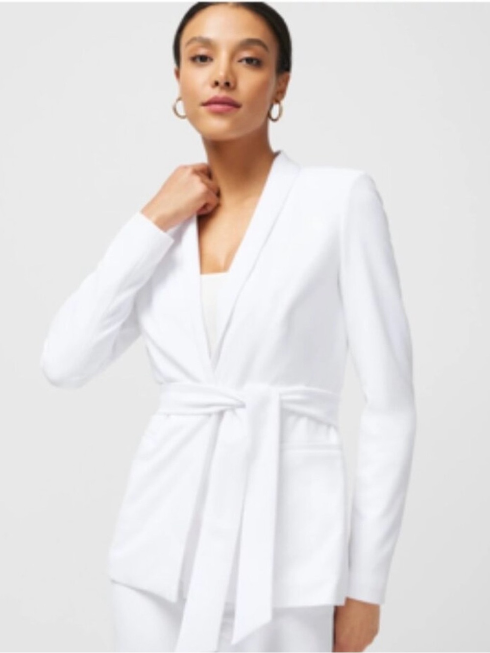NWT White House Black Market Slip On Belted Blazer Size 14